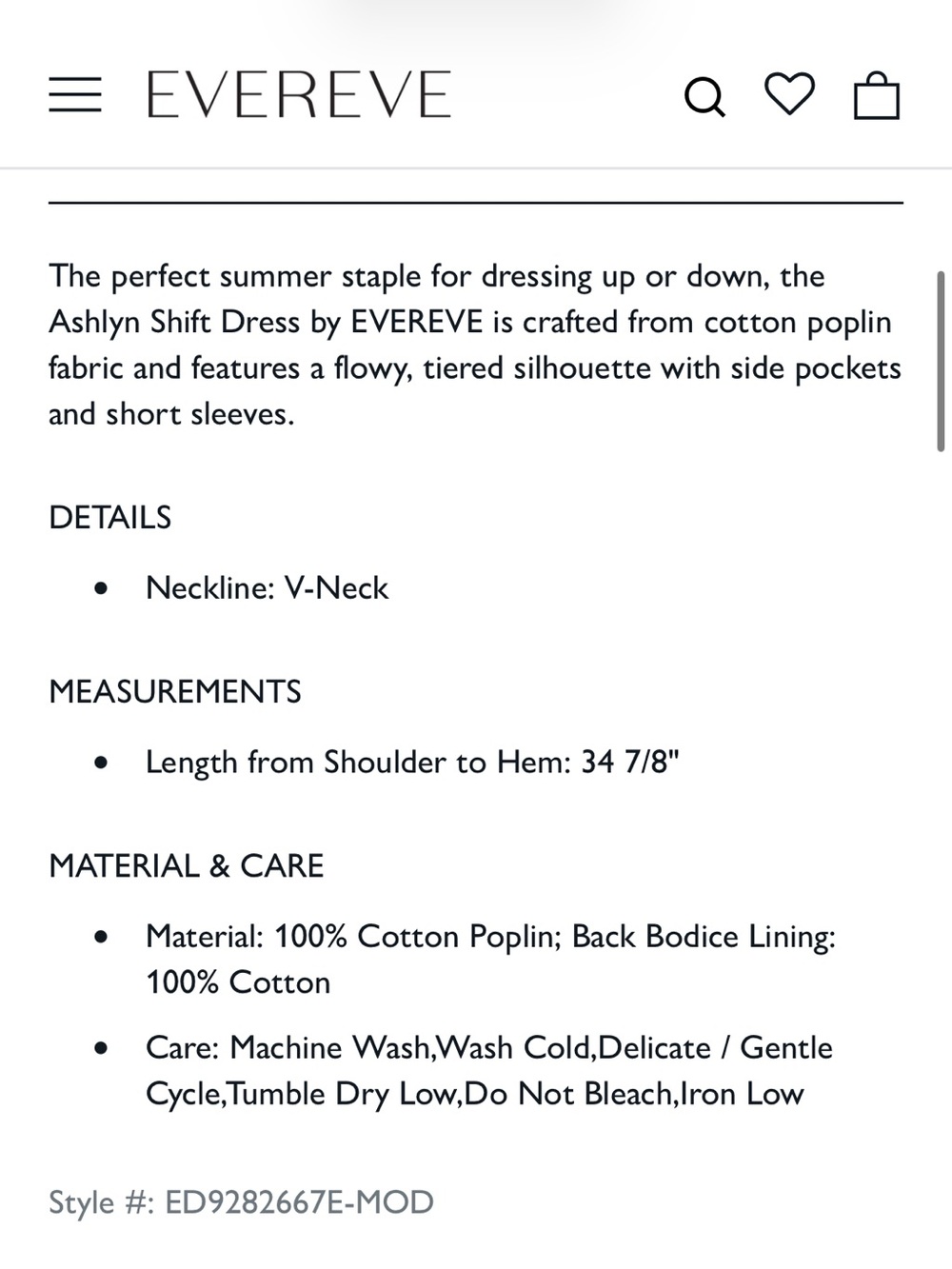 Evereve Ashlyn Dress - Picture 3 of 6
